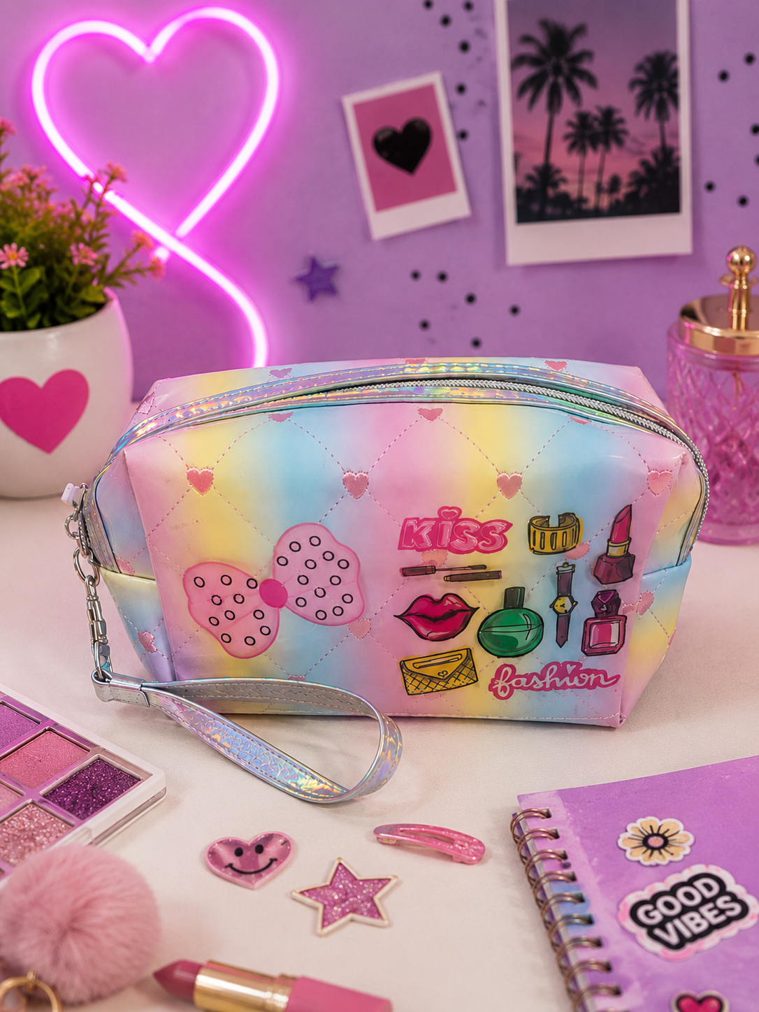 RAINBOW MAKEUP POUCHES Main image