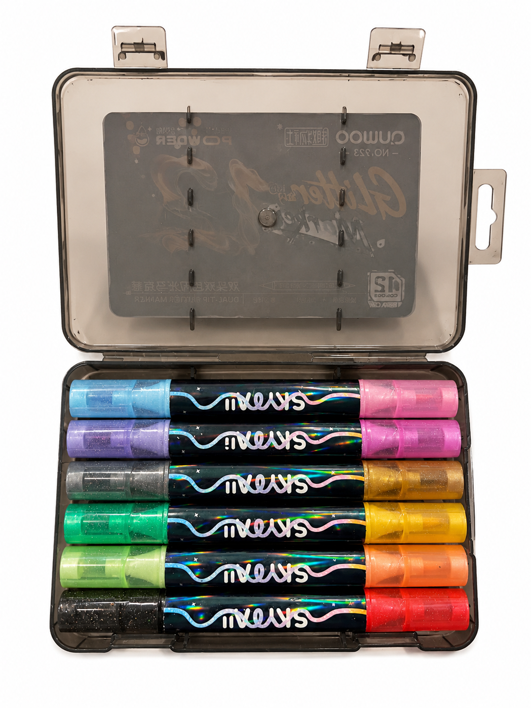 QUWOO GLITTER MARKERS Secondary image