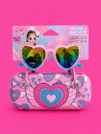 VEST HEART SUN-GLASSES SET