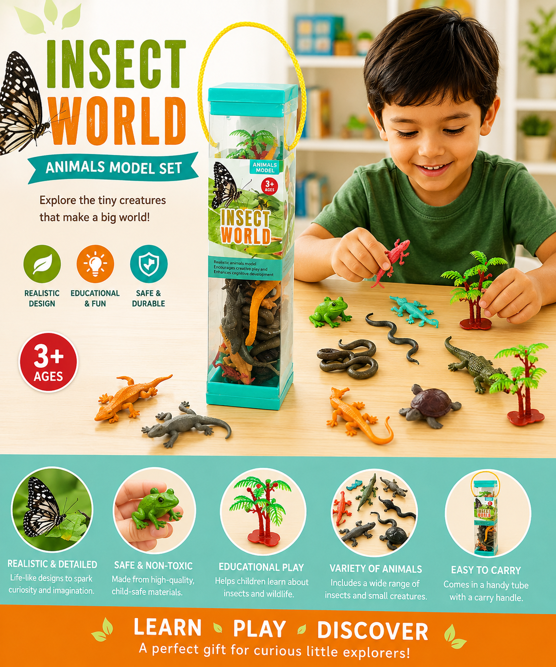 Insect World Animals Model Set