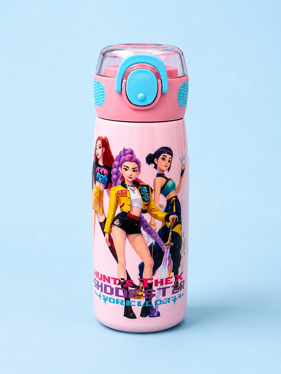 KPOP Huntrix Stainless Steel Water Bottle – 600ml