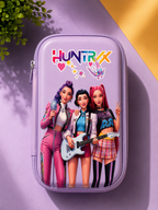 K-POP Huntrix Hard Shell Pencil Case - 6 x 8 inches