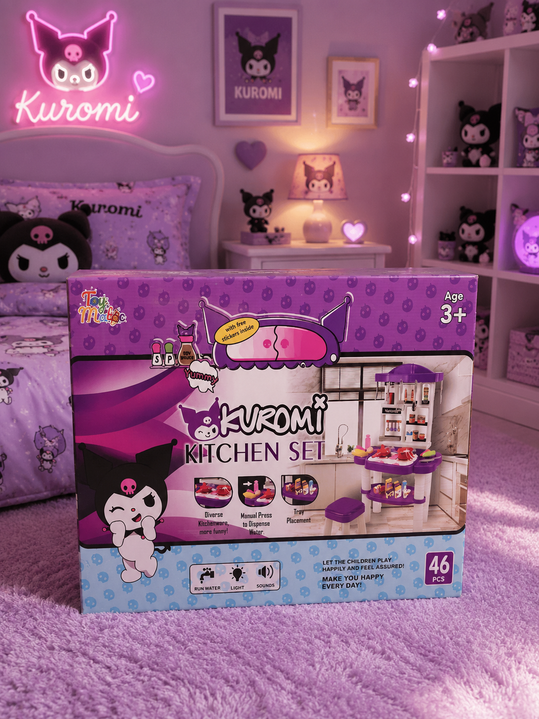 KITCHEN SET- KUROMI