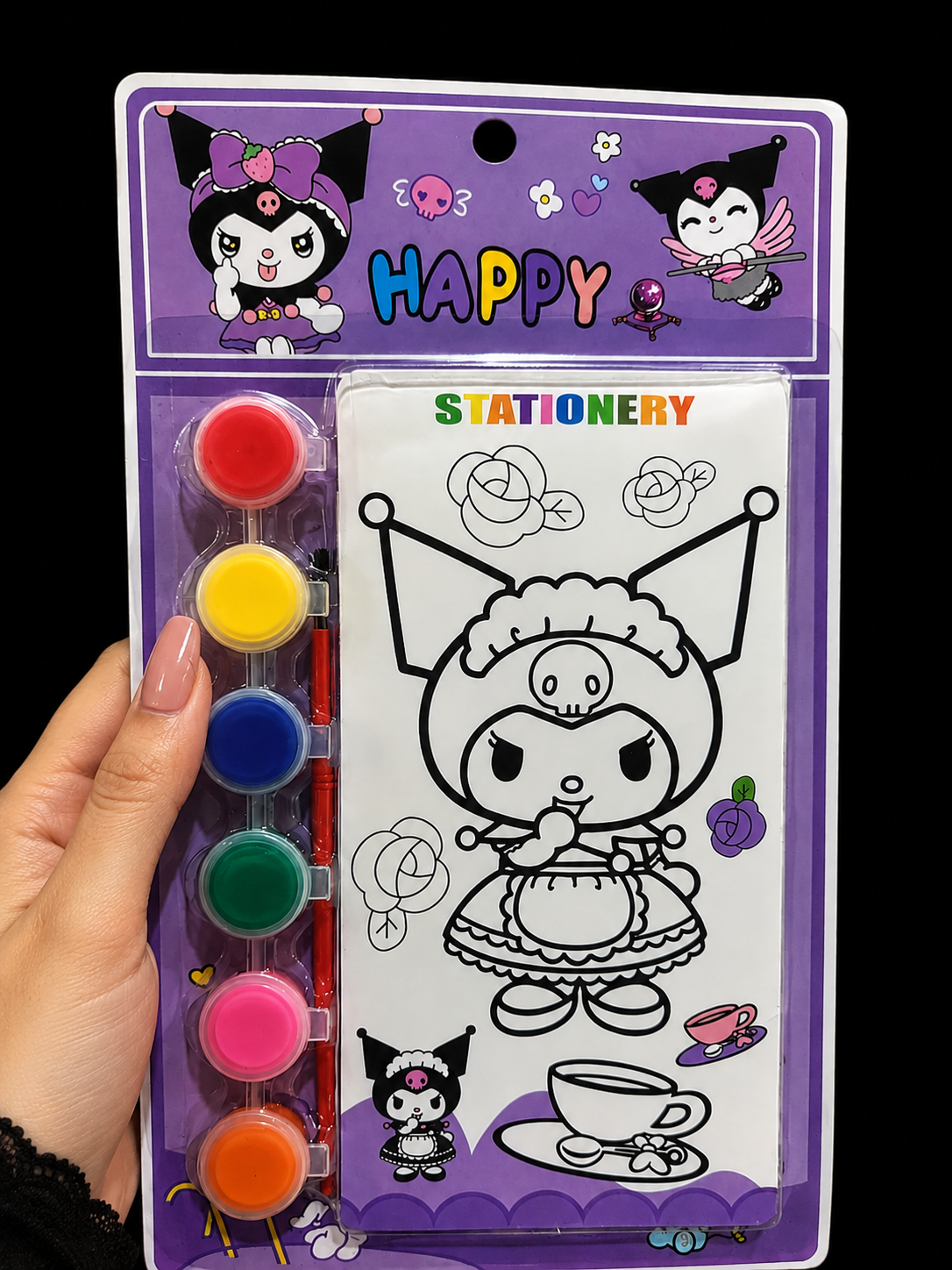 KUROMI/ STITCH PAINTING SET