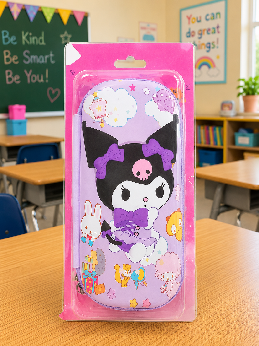 KUROMI PENCIL CASE - PURPLE