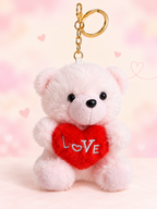 LOVE Teddy Bear Keychain – 4.5 Inches