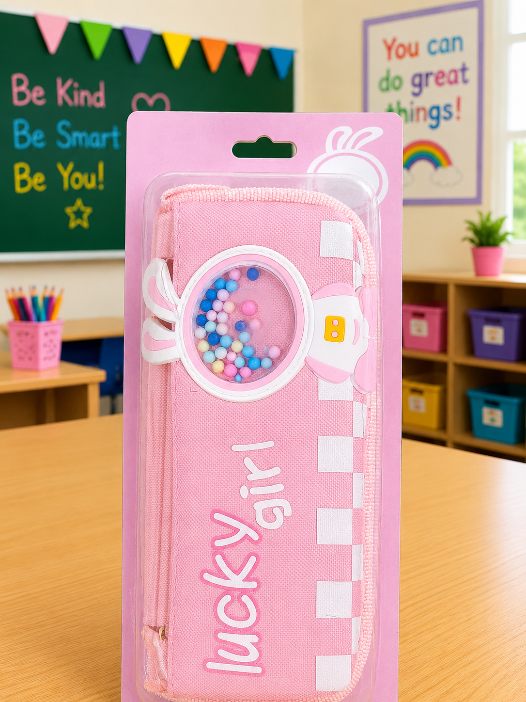 LUCKY GIRL PENCIL CASE