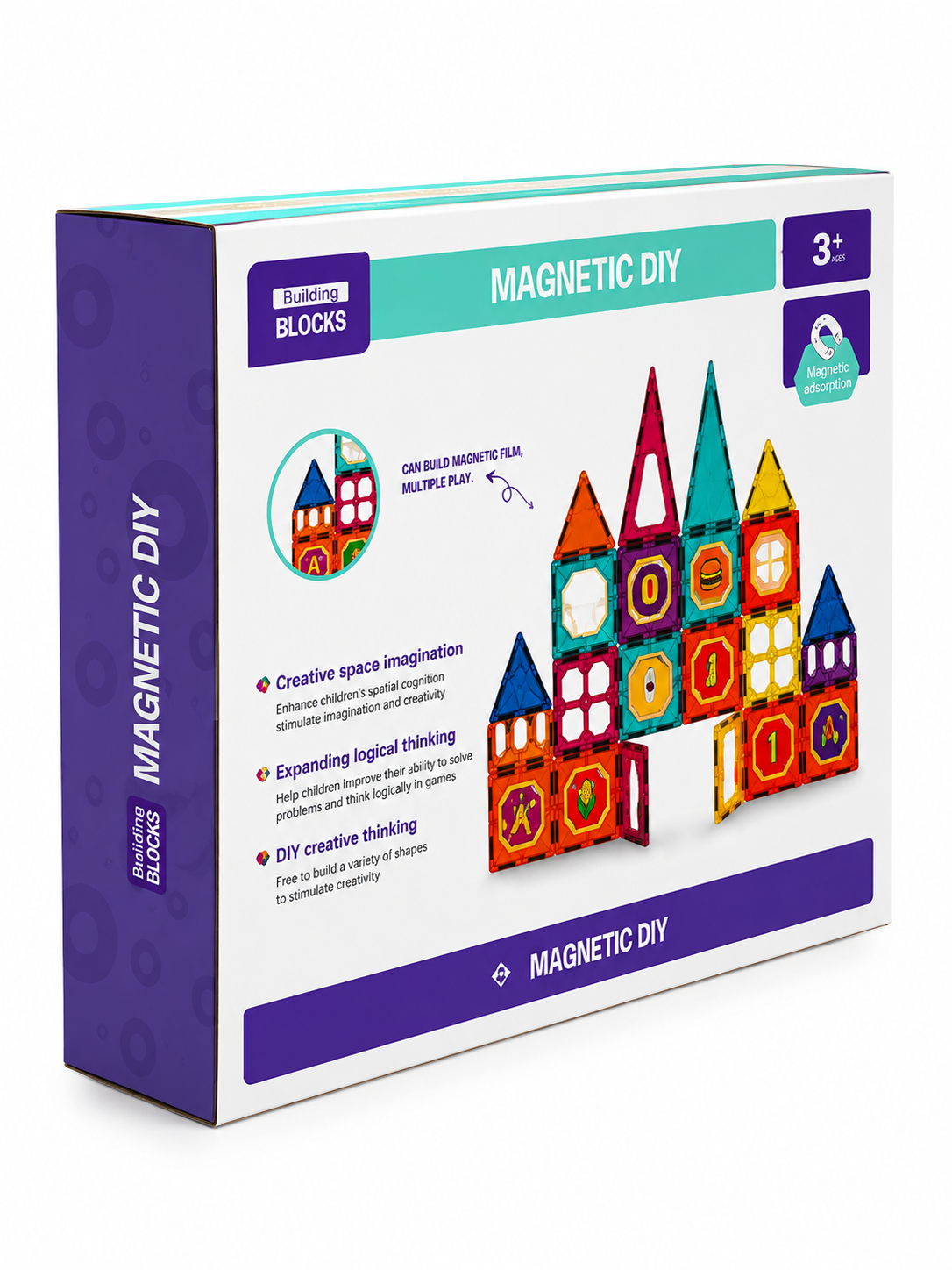MAGNETIC TILES  - 32 PIECES Secondary image