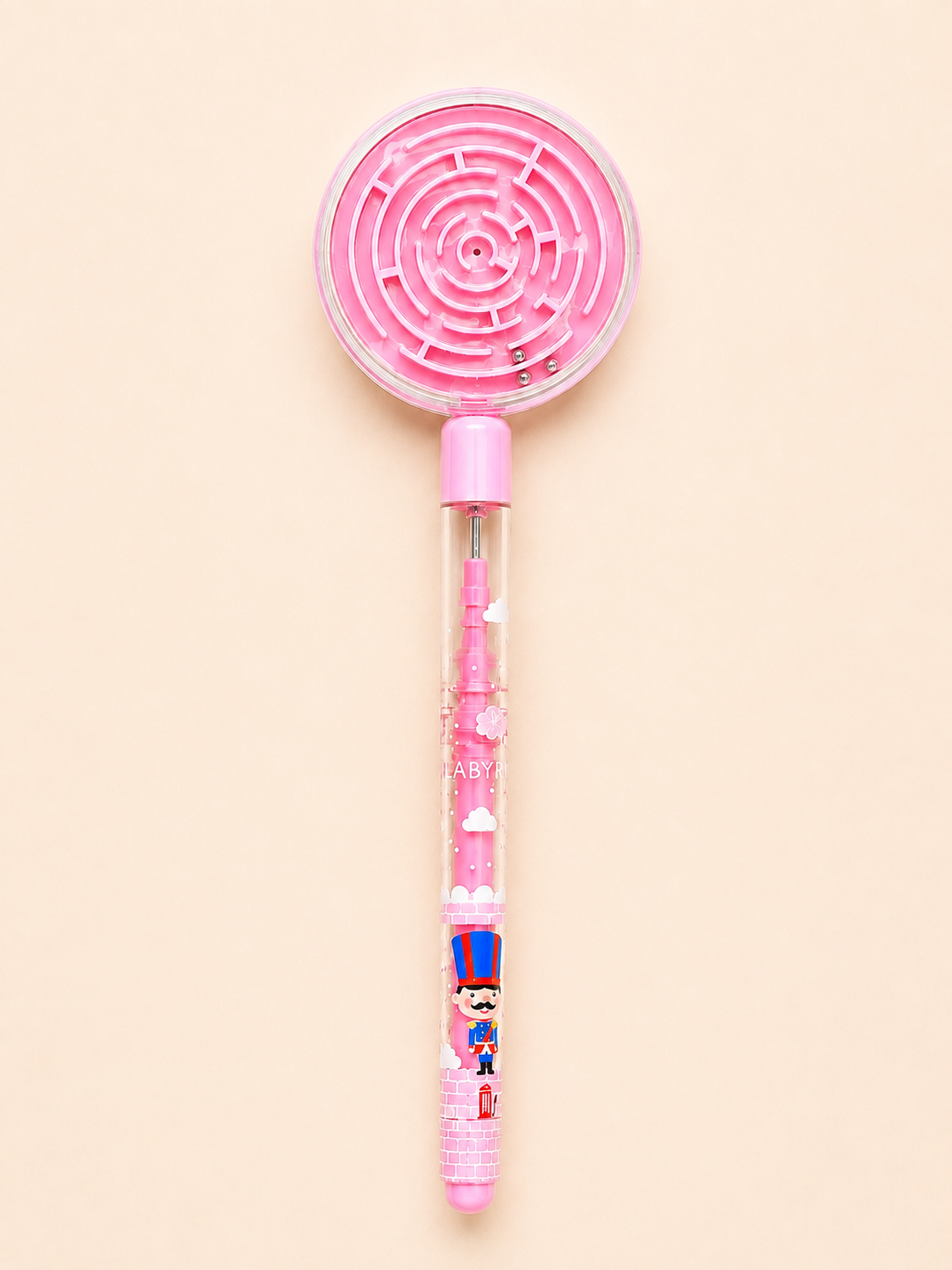 Bullet Pencil with Mini Maze Game Topper