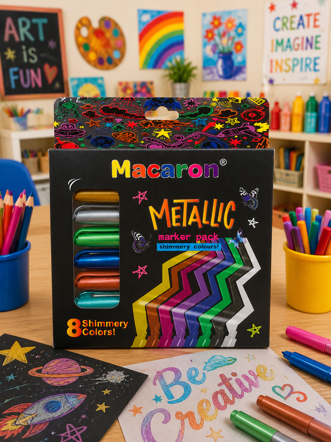 MACARON METALLIC MARKERS