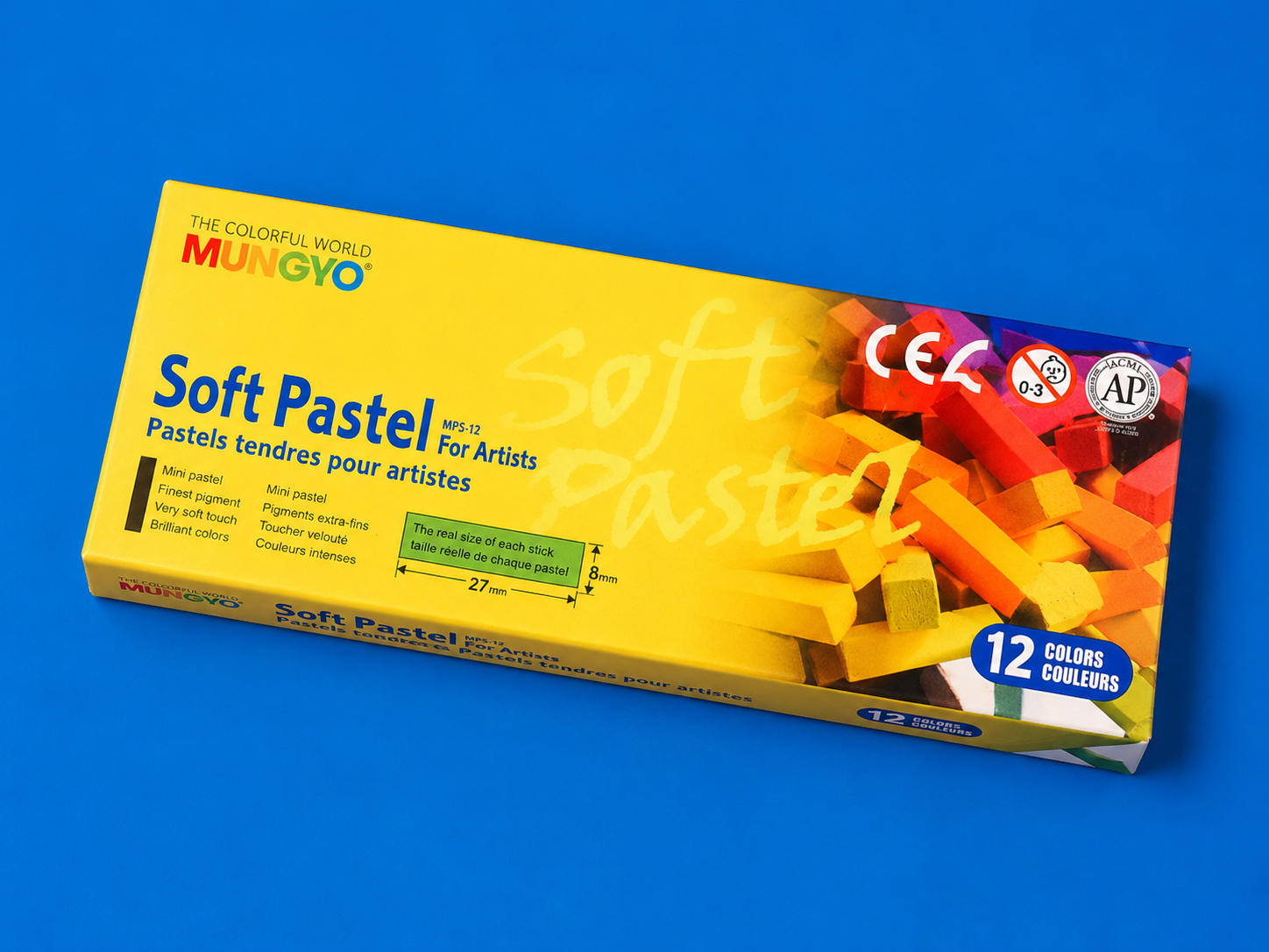 MUNGYO SOFT PASTEL - 12 PCS