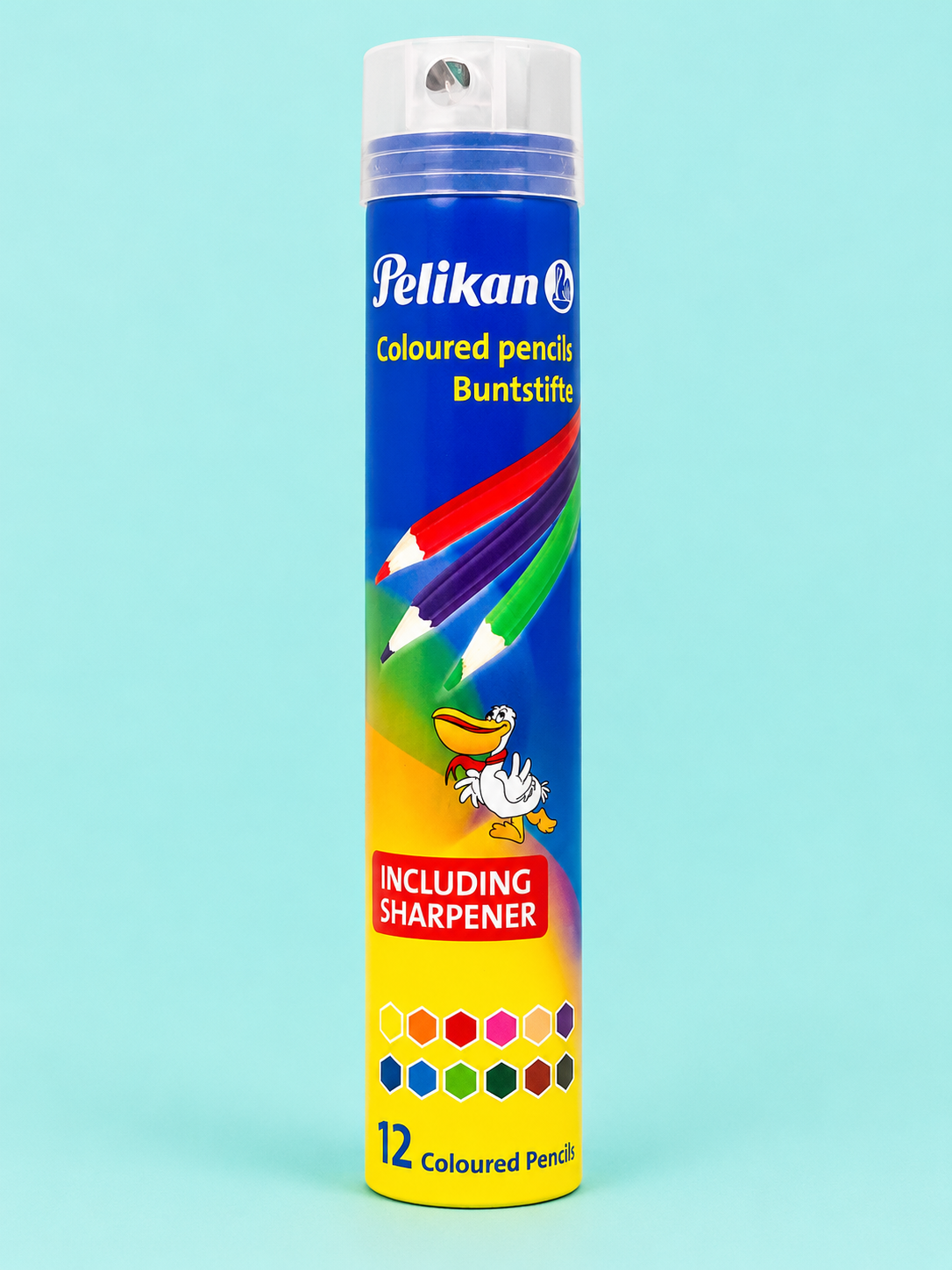 PELIKAN COLOUR PENCILS WITH SHARPNER