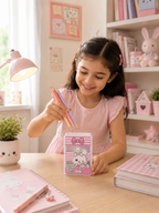 PEN HOLDER PINK RABBIT