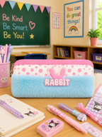 RABBIT PLUSH PENCIL CASE