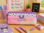 RABBIT FUR PENCIL CASE