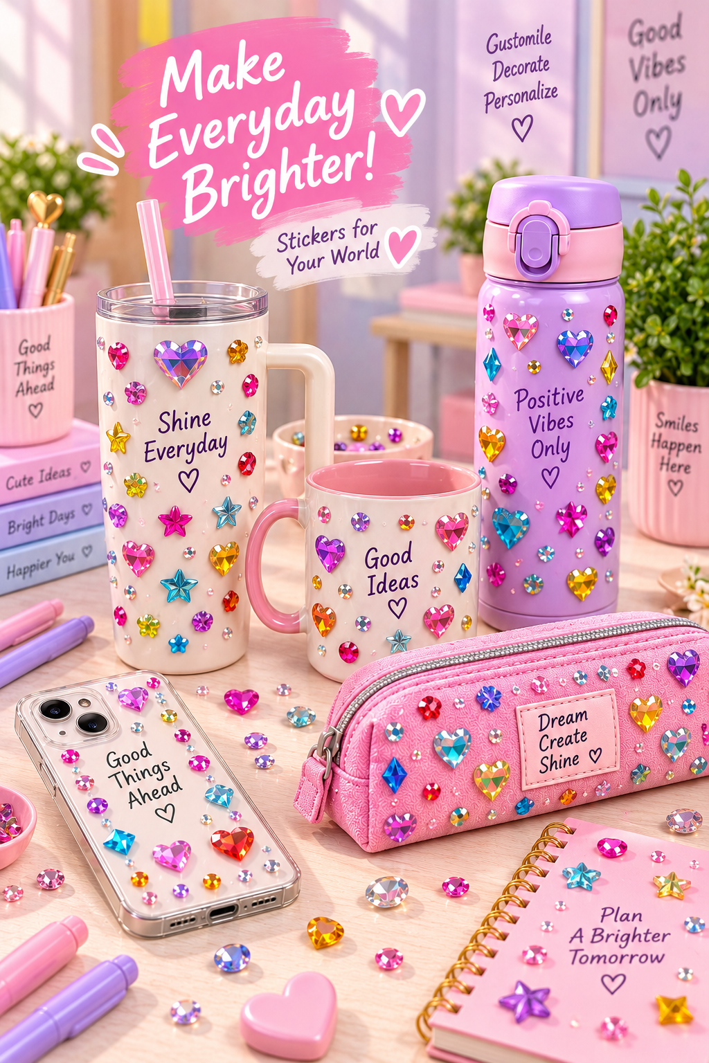 Whimsical Crystal Stickers Main image