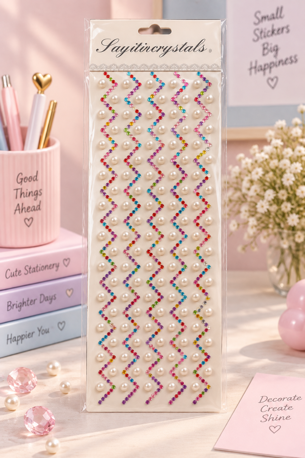 Whimsical Crystal Stickers