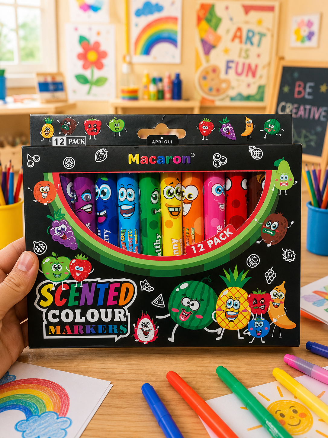 MACARON SCENTED MARKERS