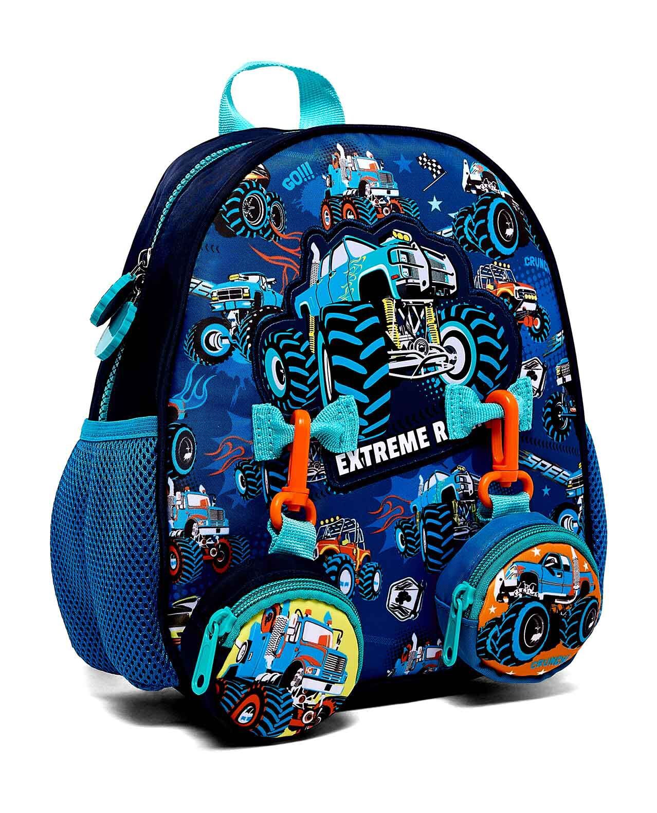 SCHOOL BAG 2054 VEST MONSTER TRUCK