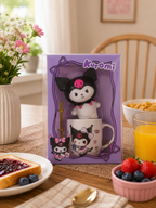 CUP WITH KUROMI FIGURE