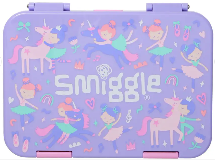 SMIGGLE BENTO BOX - UNICORN PURPLE