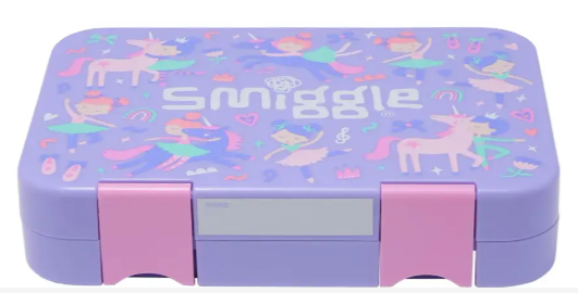 SMIGGLE BENTO BOX - UNICORN PURPLE
