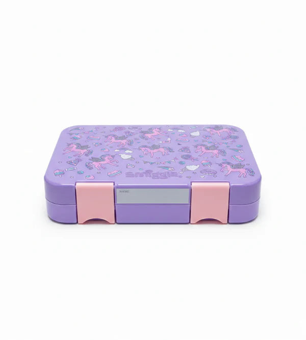 SMIGGLE BENTO BOX - UNICORN PURPLE