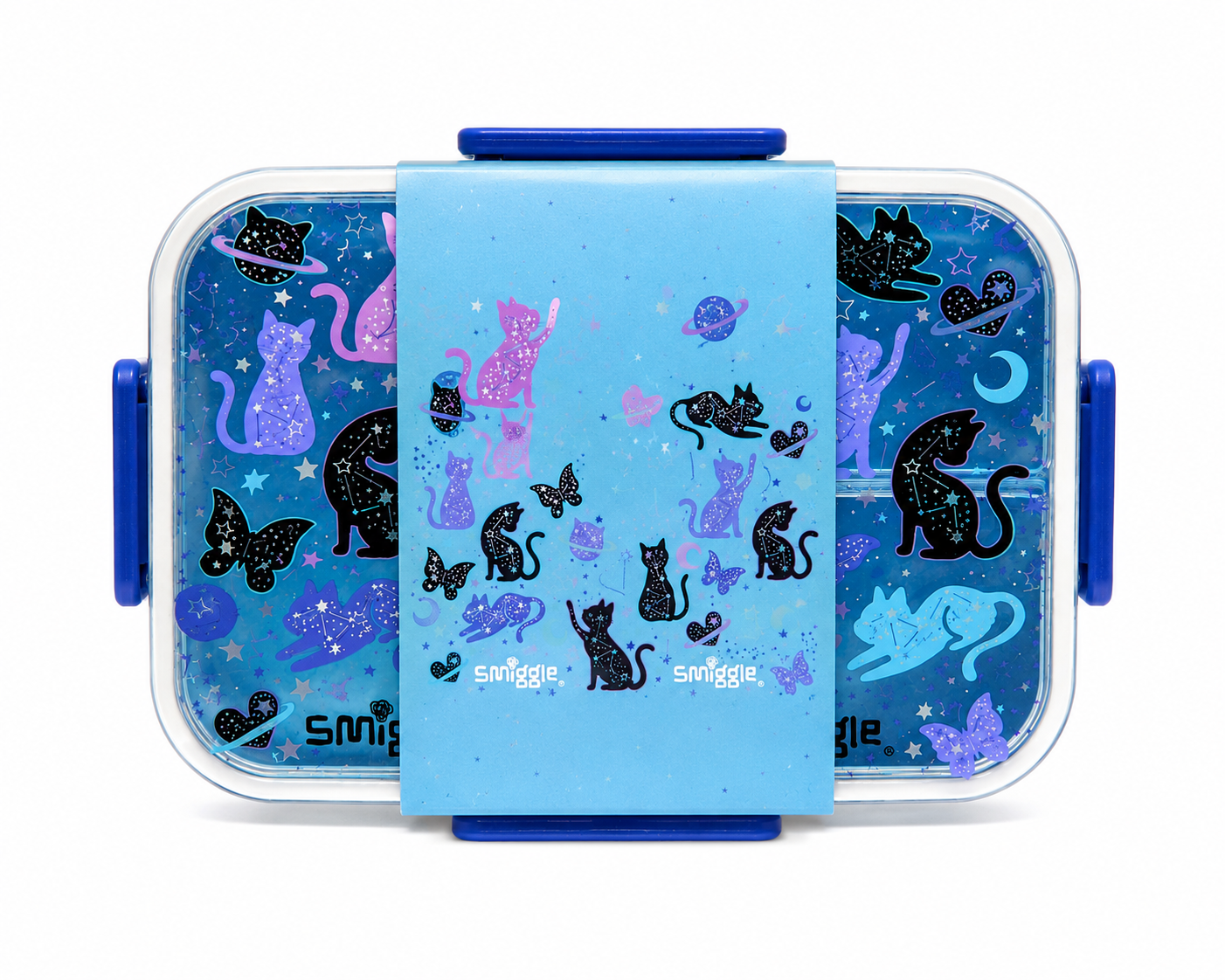 SMIGGLE LUNCH BOX - COSMIC CATS