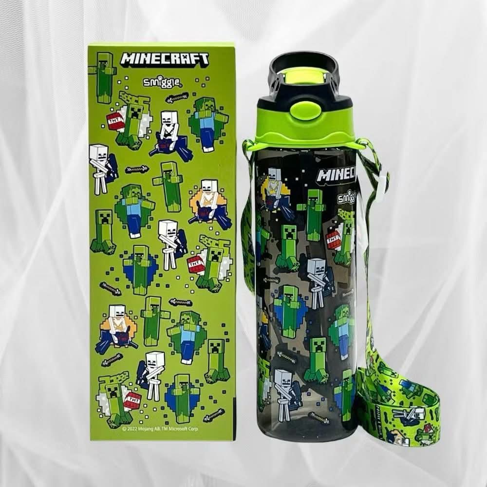 SMIGGLE WATER BOTTLE - MINECRAFT
