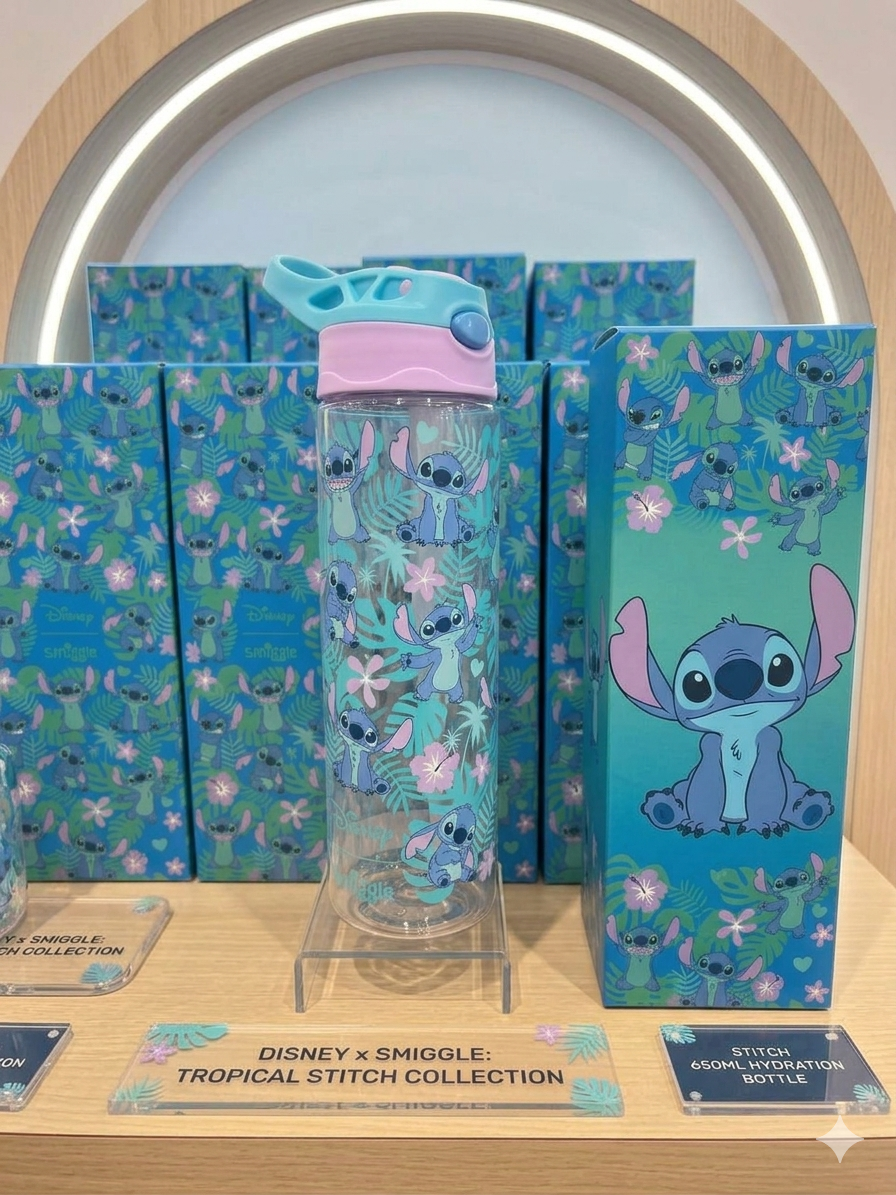 SMIGGLE WATER BOTTLE - STITCH Main image