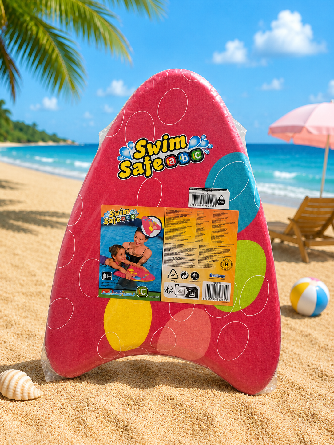 SWIMSAFE SURFBOARD - PINK