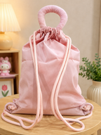 Sanrio Character Plush Drawstring Backpack – Kuromi, Cinnamoroll & My Melody