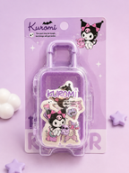 Sanrio Mini Suitcase Eraser Set – Kuromi, Cinnamoroll & My Melody