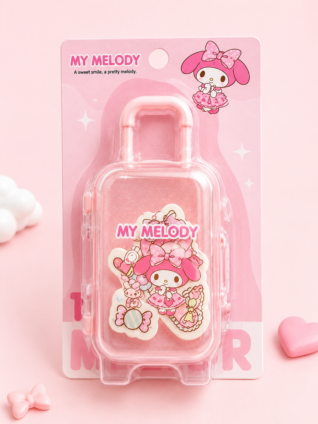 Sanrio Mini Suitcase Eraser Set – Kuromi, Cinnamoroll & My Melody Secondary image