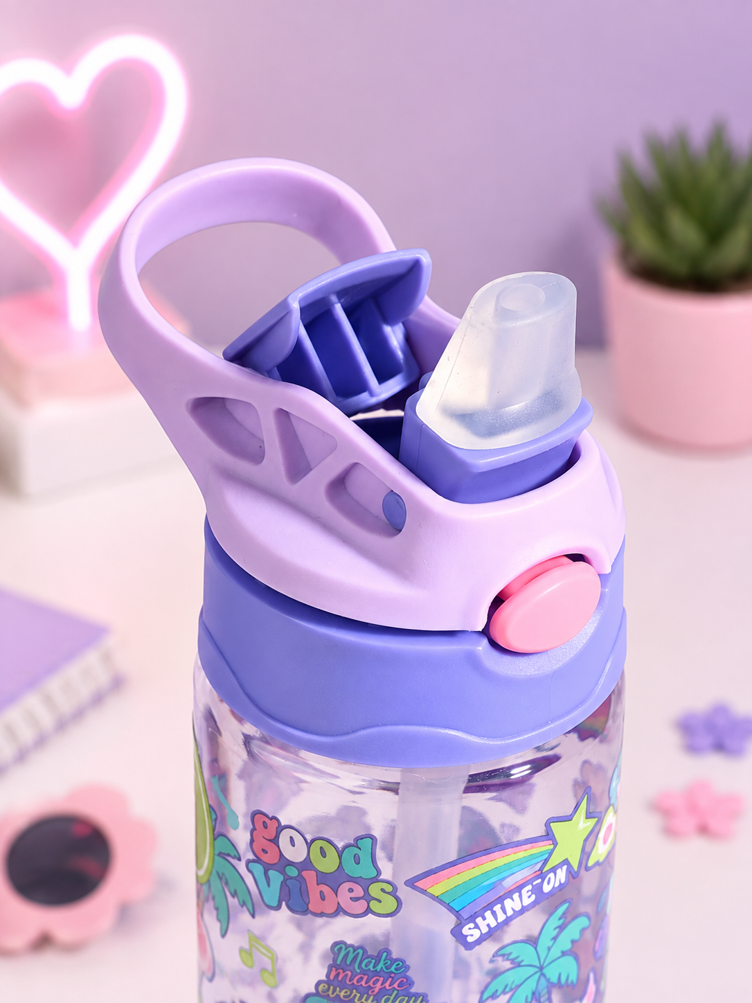 Smiggle Good Vibes Water Bottle
