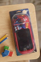 Spiderman 3D Hardtop Pencil Case with Reusable LCD Writing Tablet