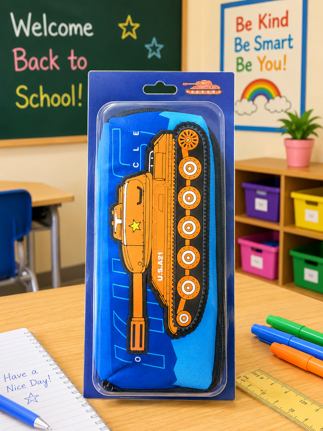 MILITARY TANK PENCIL CASE