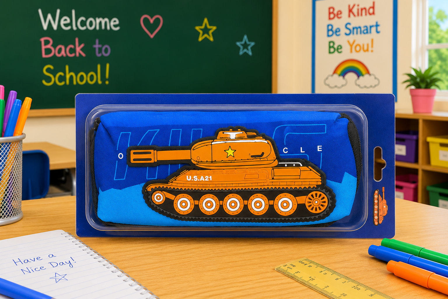 MILITARY TANK PENCIL CASE
