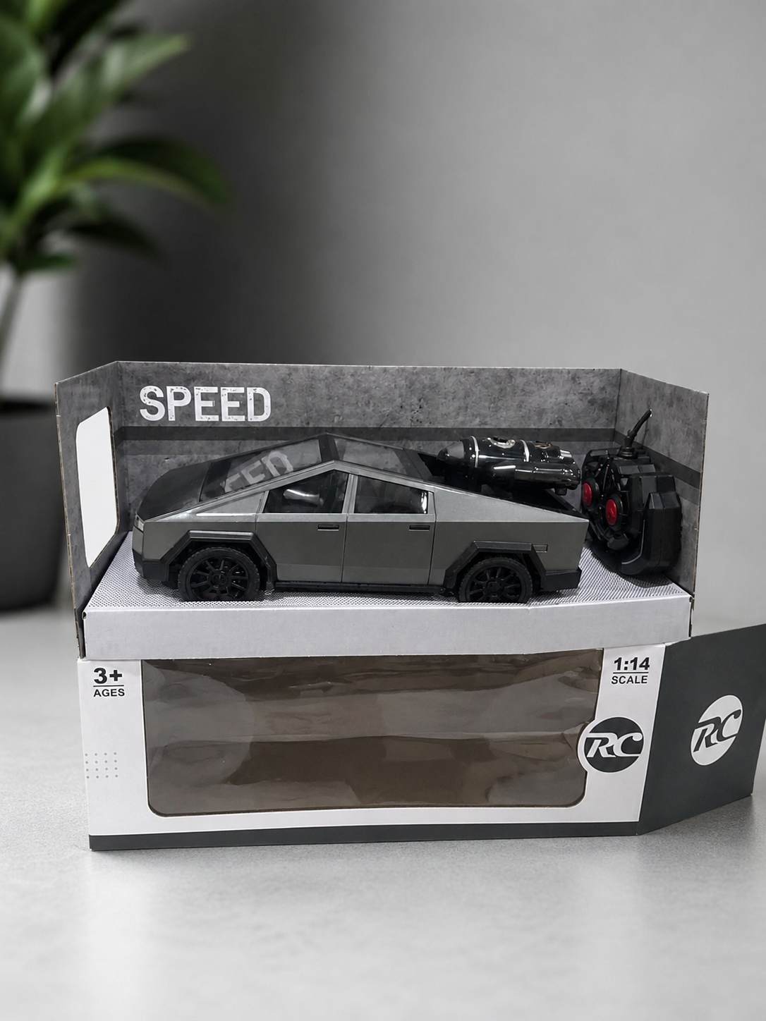 Tesla Cybertruck Remote Control Car – 1:14 Scale – 11 Inch – alternate product view 2