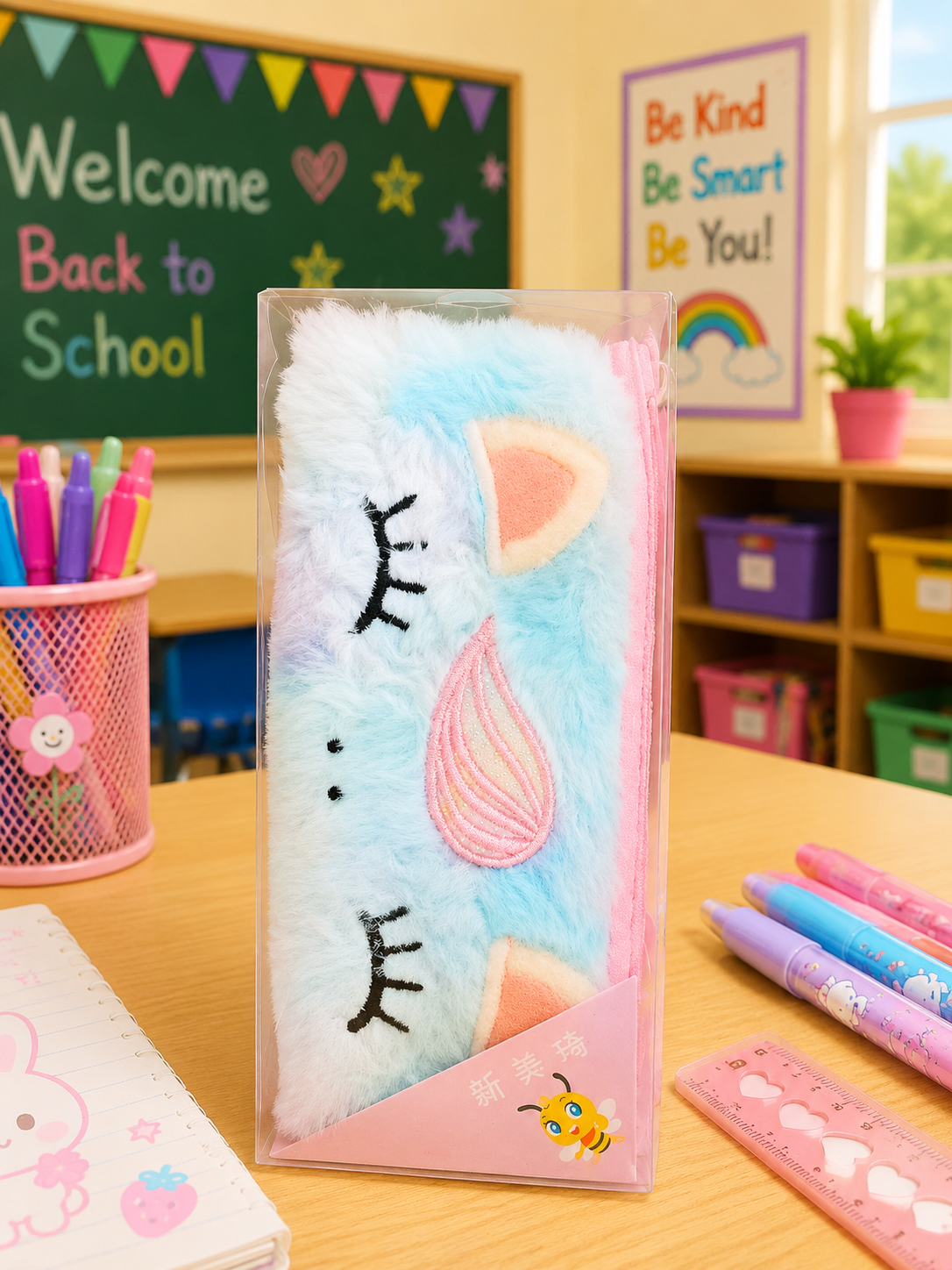 UNICORN PLUSH PENCIL CASE