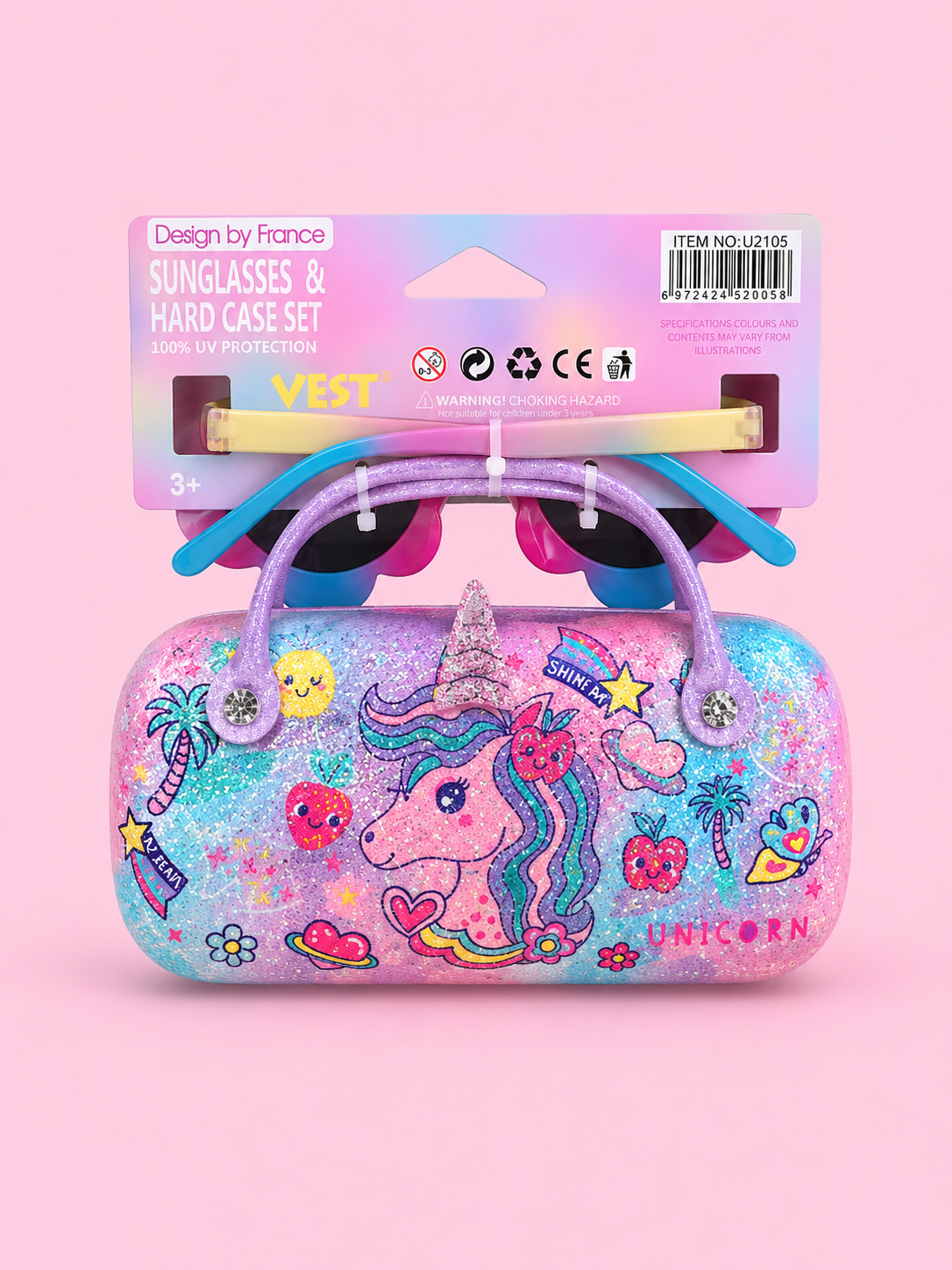 VEST UNICORN SUNGLASSES SET