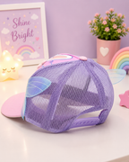 VEST Girls Bunny Butterfly Cap – Pink & Purple