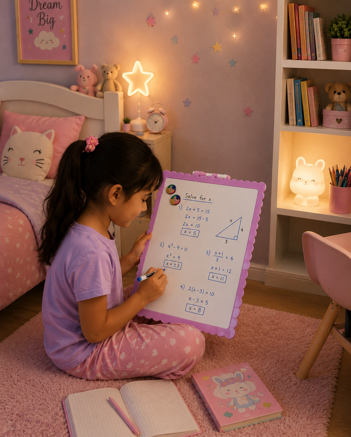 MAGNETIC DOUBLE-SIDED WHITEBOARD