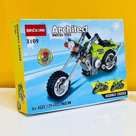 ARCHITECT BLOCK BIKE 129 PCS DECOOL