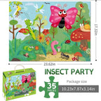 35 PCS BUG & INSECT JUMBO PUZZLE