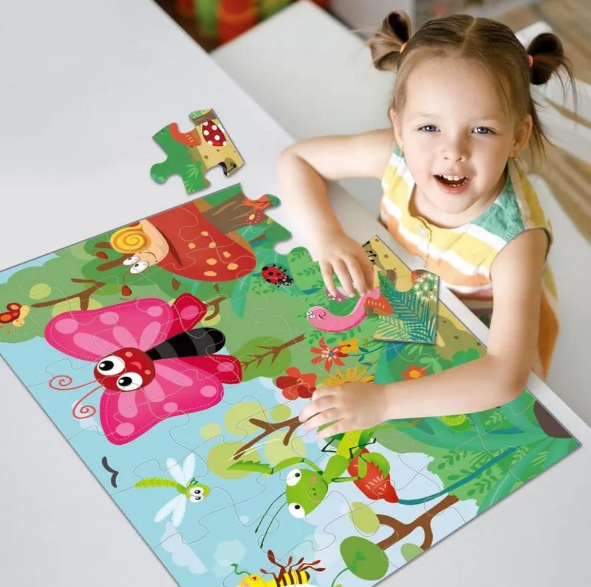 35 PCS BUG & INSECT JUMBO PUZZLE