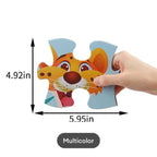 JUMBO WILD ANIMAL PUZZLE 48 PCS