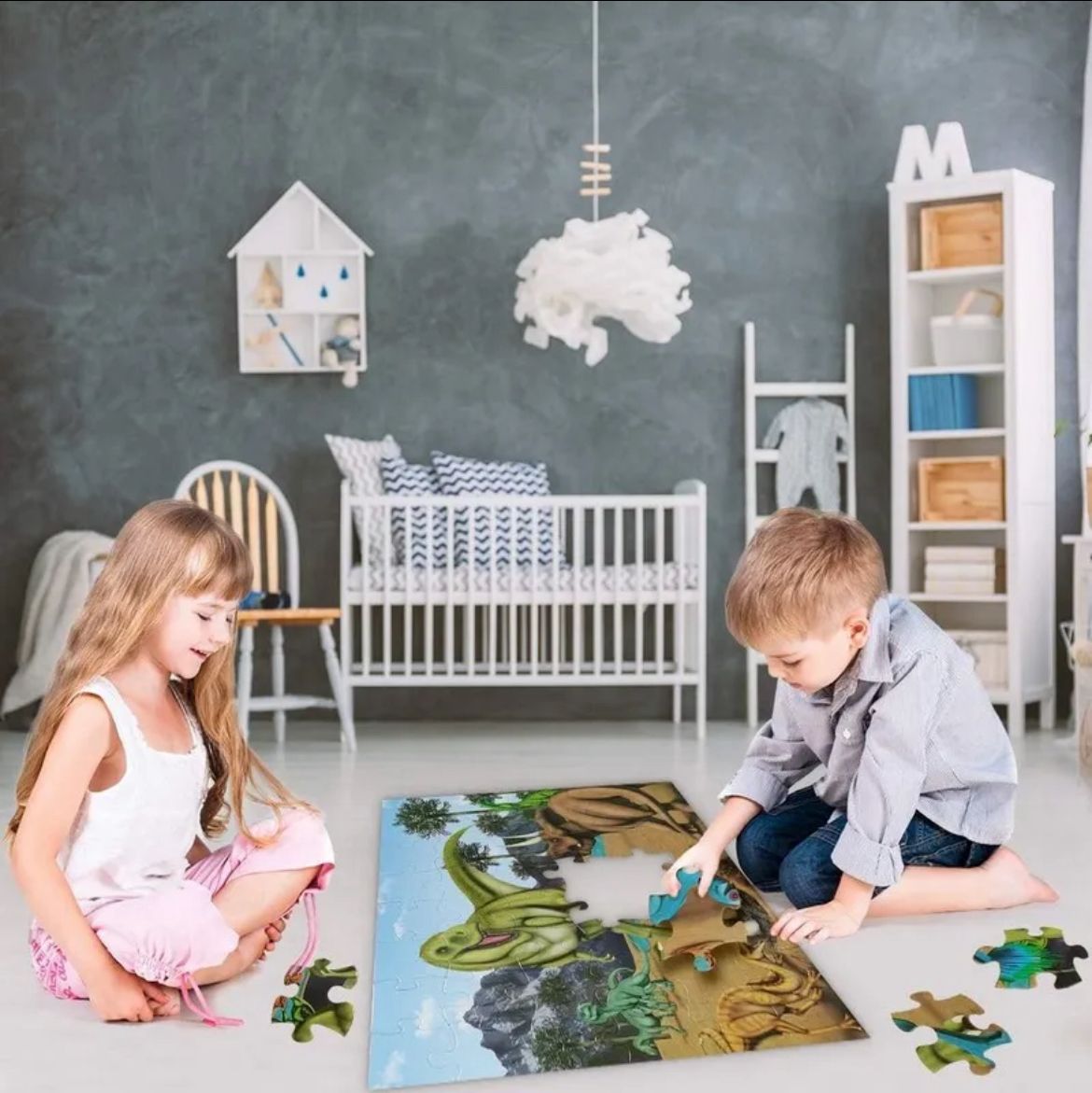 JUMBO PUZZLE DINOSAUR 48 PCS Main image