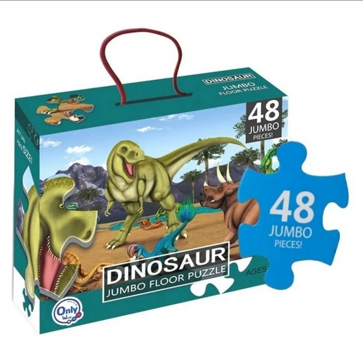 JUMBO PUZZLE DINOSAUR 48 PCS