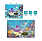 JUMBO SEA ANIMAL PUZZLE 48 PCS